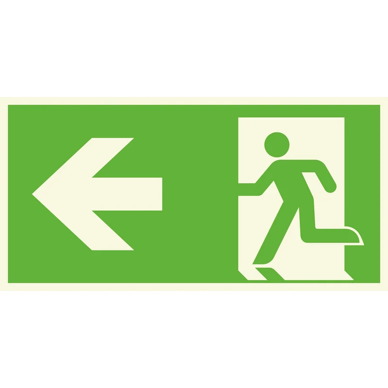 Fluchtwegschild - Notausgang