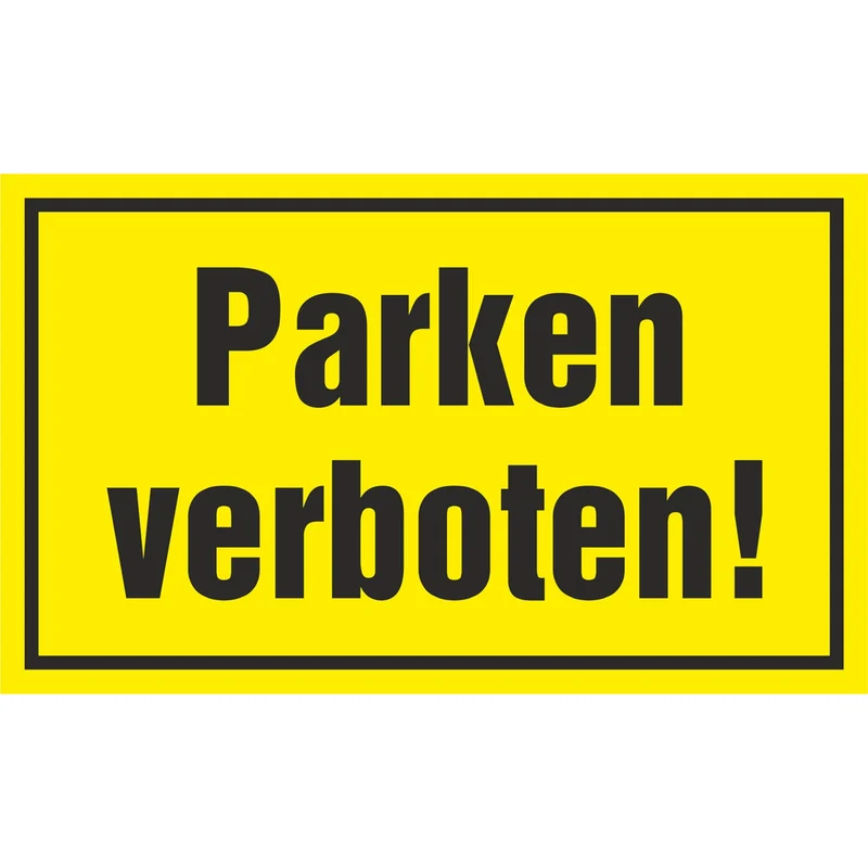 Hinweisschild - Parken verboten