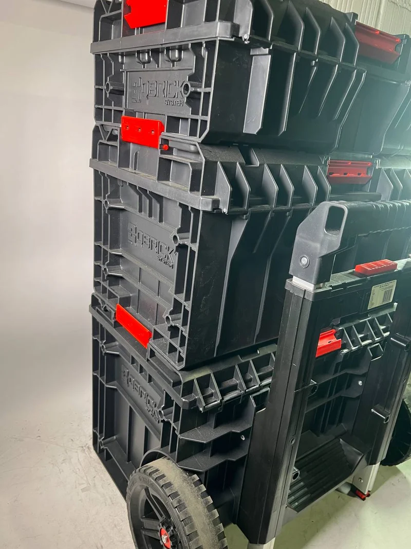 Qbrick System ONE 2.0 Technik Set Nr.1 Werkzeugwagen Set+ONE 200 - Beschädigt