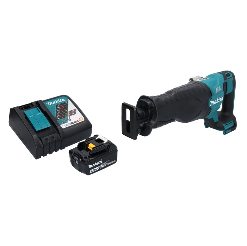 Makita DJR 187 RM1 Akku Reciprosäge Säbelsäge 18 V Brushless + 1x Akku 4,0 Ah + Ladegerät