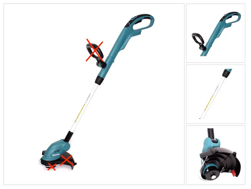 Makita DUR 181 Z 18 V Li-Ion Akku Rasentrimmer Solo - Unvollständig