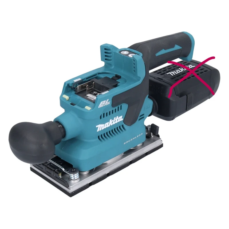 Makita DBO 382 Z Akku Schwingschleifer 18 V 93 x 185 mm Solo - Reparaturgerät
