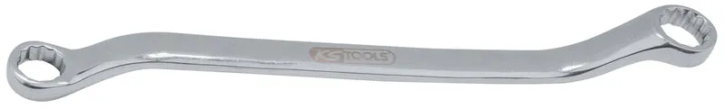 KS TOOLS EDELSTAHL Doppel-Ringschlüssel, gekröpft, 17x19mm ( 964.1110 )