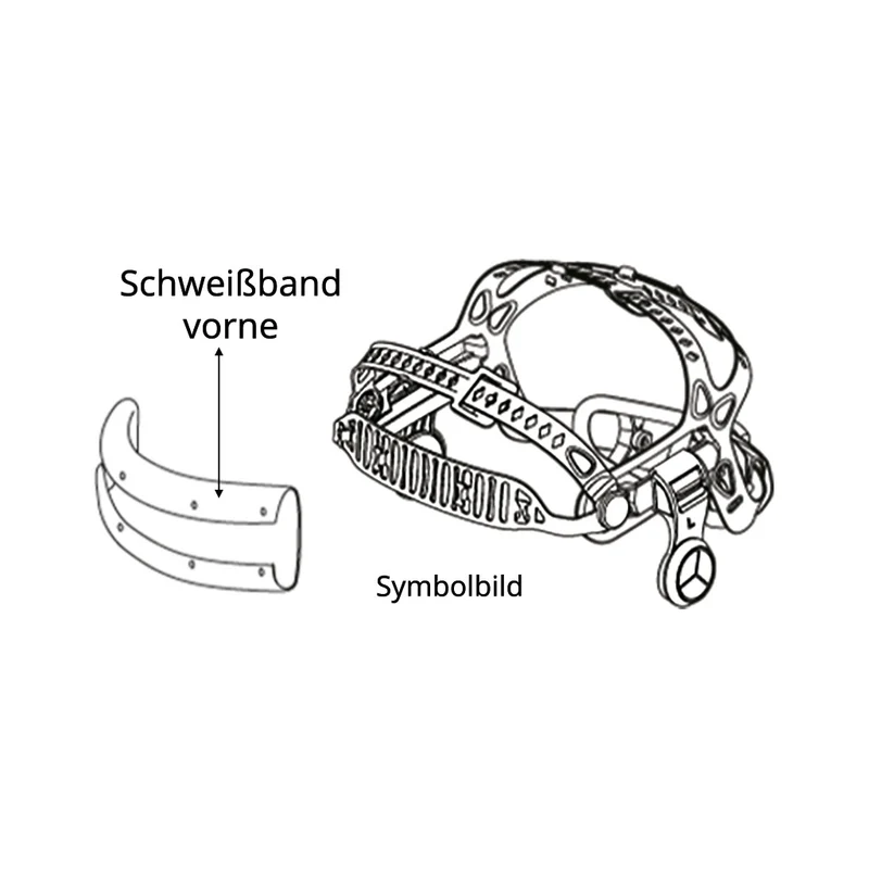 ESAB Schweißband vorne für Schweißerschutzhelm / A60