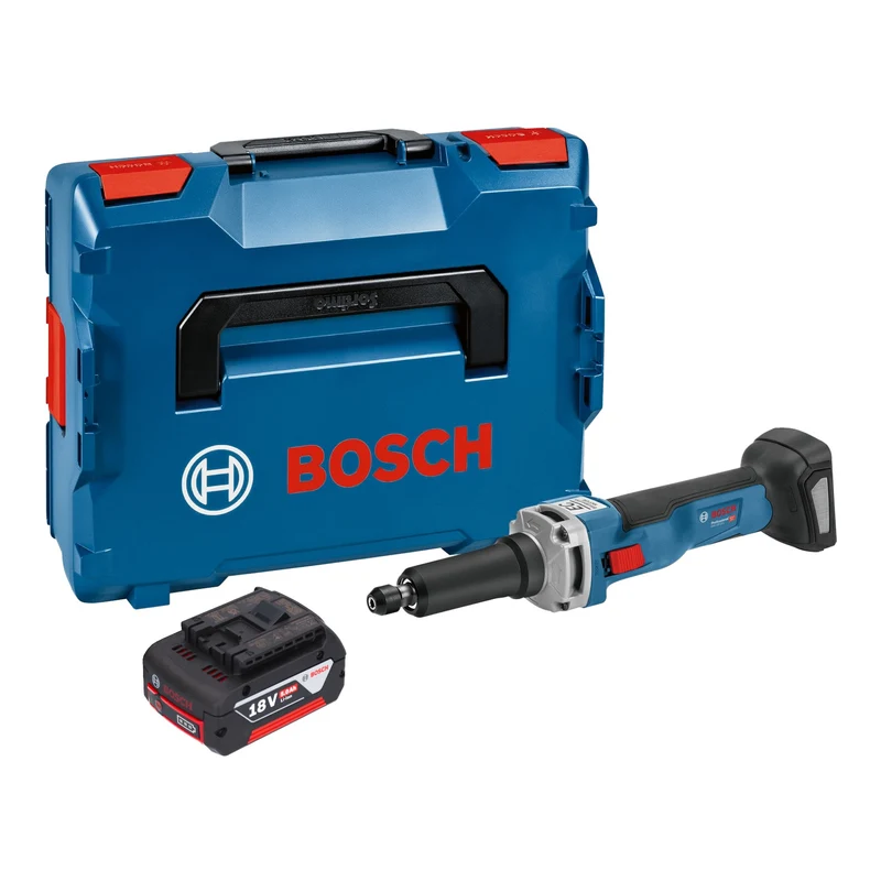 Bosch GGS 18V-23 LC Professional Akku Geradschleifer 18 V Brushless + 1x Akku 5,0 Ah + L-Boxx - ohne Ladegerät
