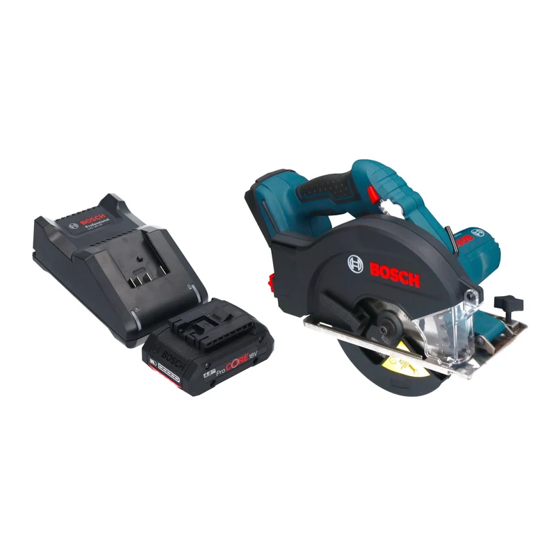 Bosch GKM 18V-50 Professional Akku Metall Handkreissäge 18 V 136 mm Brushless + 1x ProCORE Akku 4,0 Ah + Ladegerät
