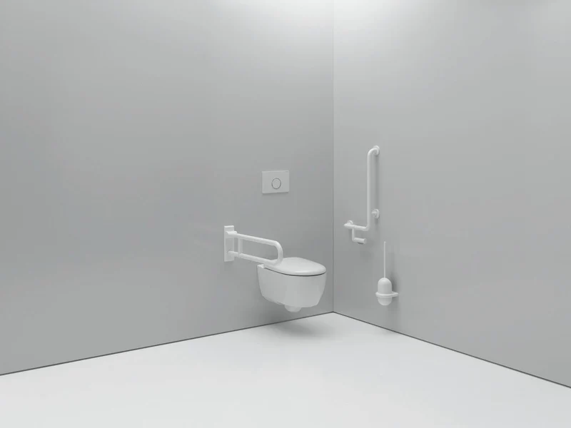 HEWI Winkelgriff Serie 801, 300 x 600 mm