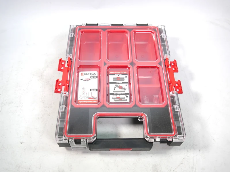 Qbrick System ONE Organizer M stapelbar 2,5 l IP 66 mit 5 Inlays - Beschädigt