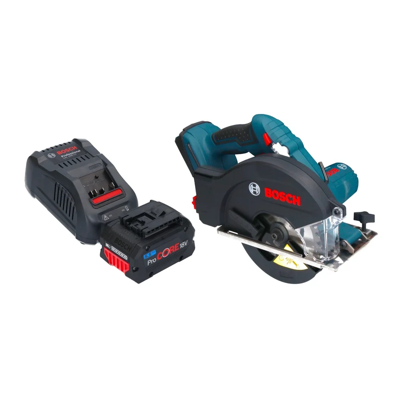 Bosch GKM 18V-50 Professional Akku Metall Handkreissäge 18 V 136 mm Brushless + 1x ProCORE Akku 5,5 Ah + Ladegerät