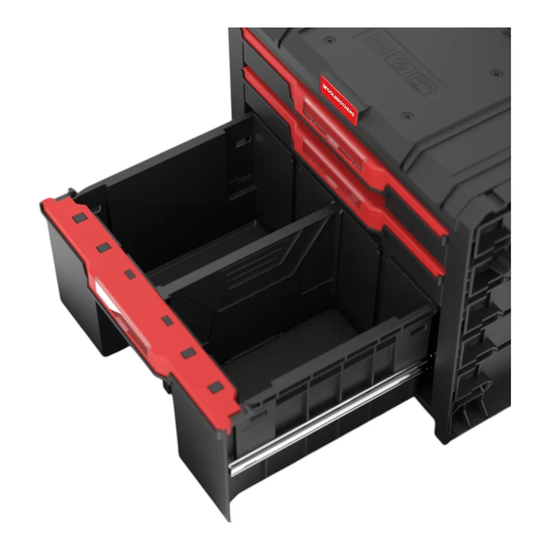 Toolbrothers RHINO L Drawer 3 Cart Plus ECO - Mobiler Schubladen Werkzeugkoffer 2x 4,5 l 12 l mit Doppelteleskopgriff