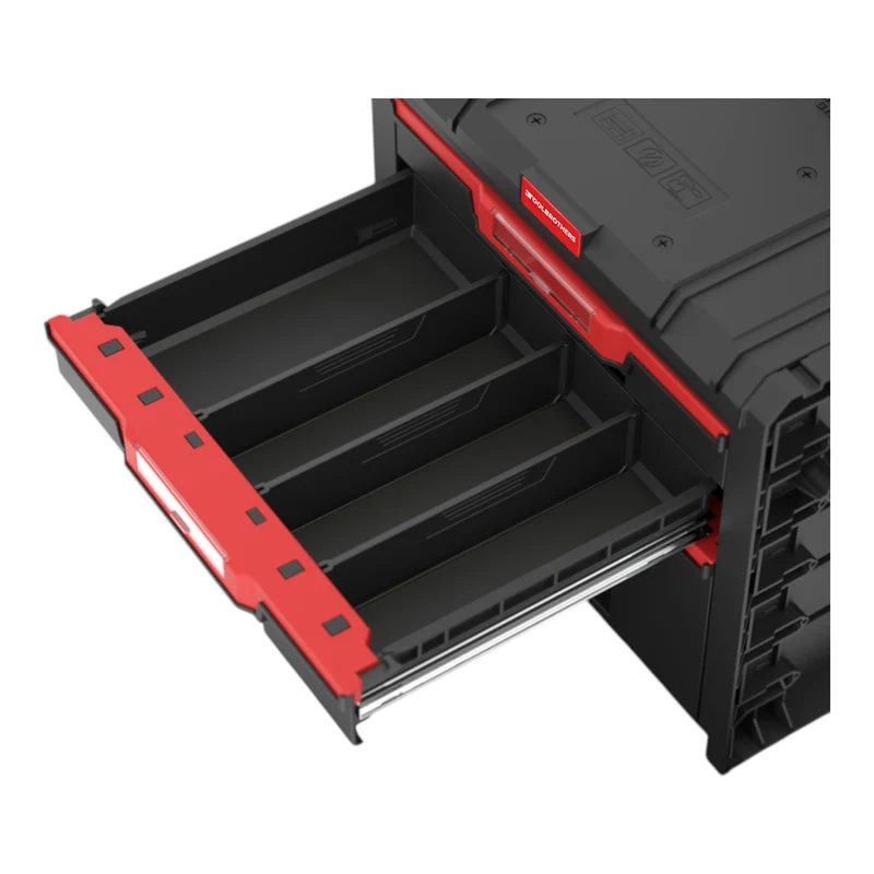 Toolbrothers RHINO L Drawer 3 Cart Plus ECO - Mobiler Schubladen Werkzeugkoffer 2x 4,5 l 12 l mit Doppelteleskopgriff