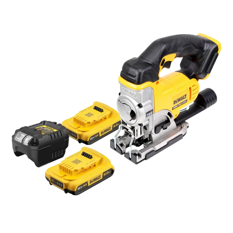 DeWalt DCS 331 D2 Akku Stichsäge 18 V + 2x Akku 2,0 Ah + Ladegerät