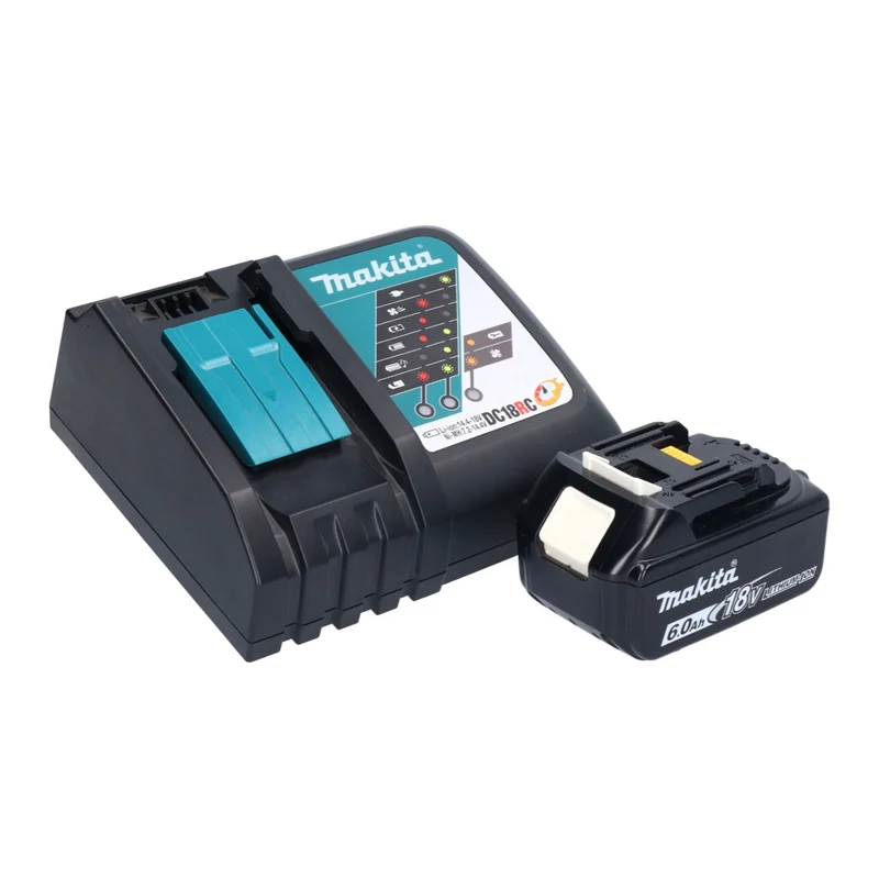 Makita DHG 180 RG1 Akku Heißluftgebläse 18 V 550 °C + 1x Akku 6,0 Ah + Ladegerät