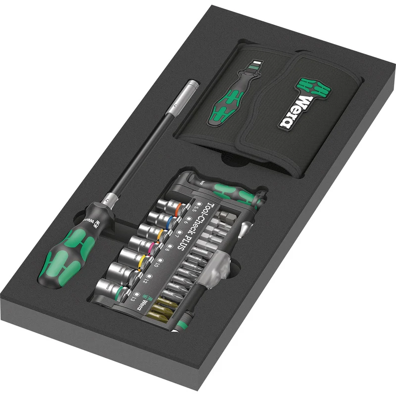 Kraftform Kompakt & Tool-Check PLUS Set 1 9750 / 57-teilig / mit Schaumstoffeinlage