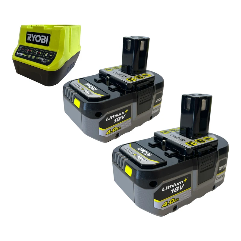 RYOBI R18AG7-0 Akku Winkelschleifer 18 V 125 mm Brushless + 2x Akku 4,0 Ah + Ladegerät