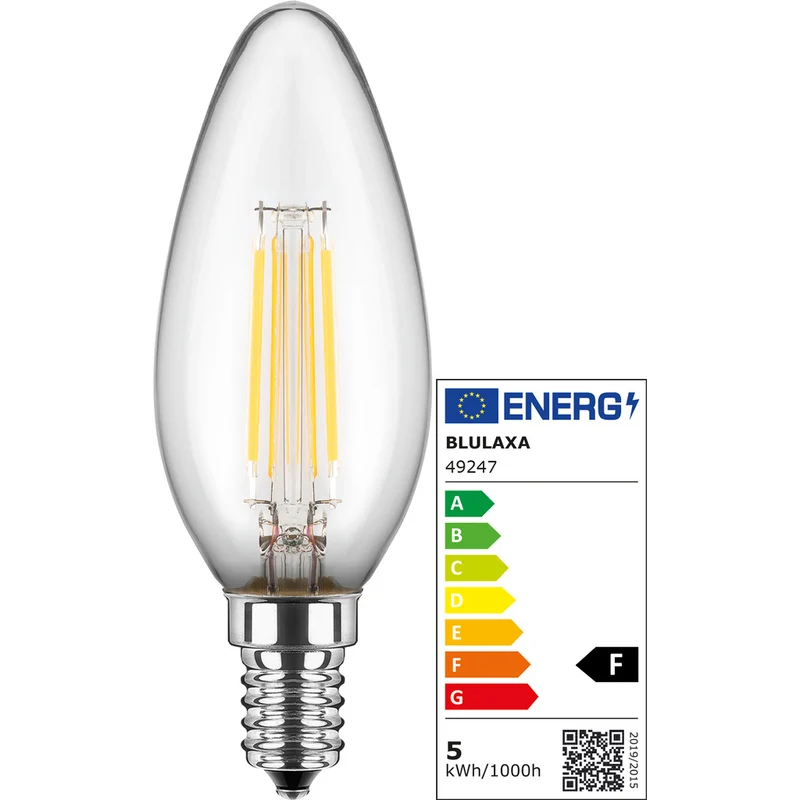 LED Filament Lampe Kerzenform C35 / E14 / Set