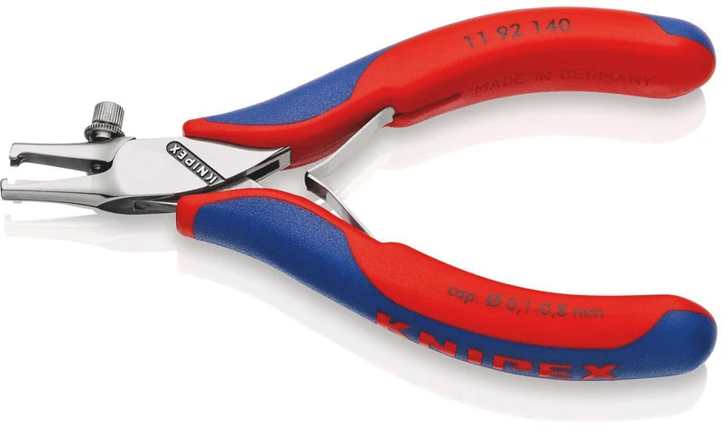 KNIPEX Elektronikabisolierzange 140 mm für Leiter 0,1–0,8 mm – präzise Abisolierung