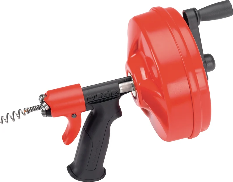 RIDGID Handspirale Power-Spin Spiral-L.7,6m Spiralen-D.6mm für Rohrreinigung