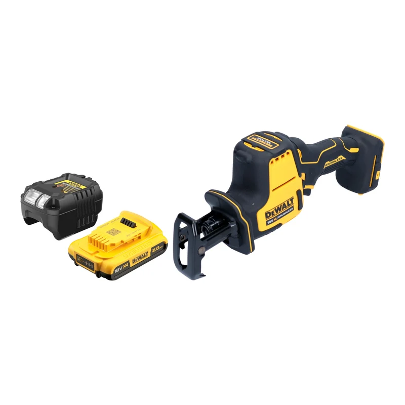 DeWalt DCS 369 D1 Akku Säbelsäge Reciprosäge 18 V Brushless + 1x Akku 2,0 Ah + Ladegerät