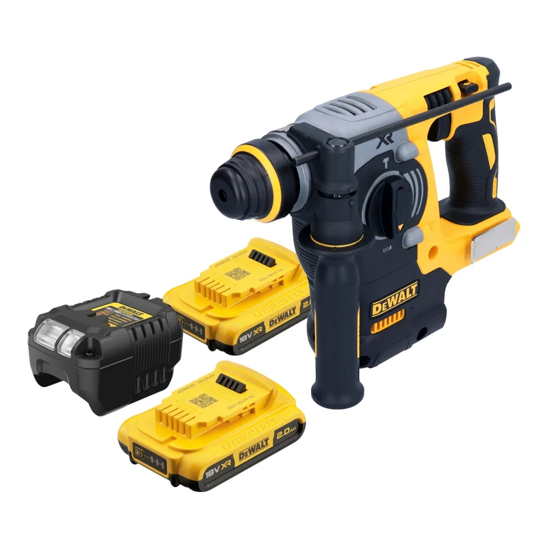 DeWalt DCH 273 D2 Akku Kombihammer 18 V 2,1 J SDS Plus Brushless + 2x Akku 2,0 Ah + Ladegerät