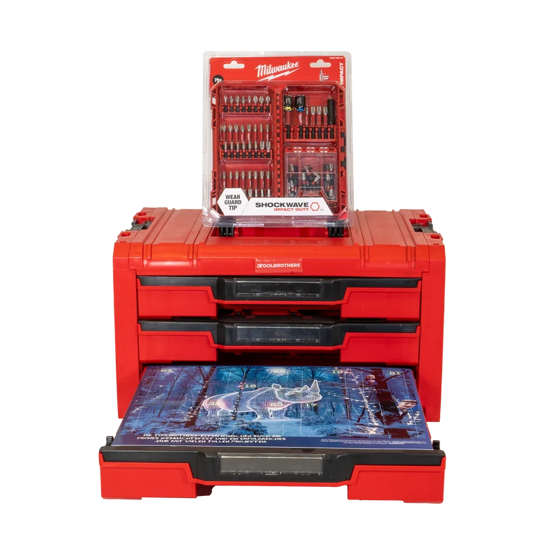 Toolbrothers RHINO Adventskalender 2024 - LIMITED RED MILWAUKEE EDITION
