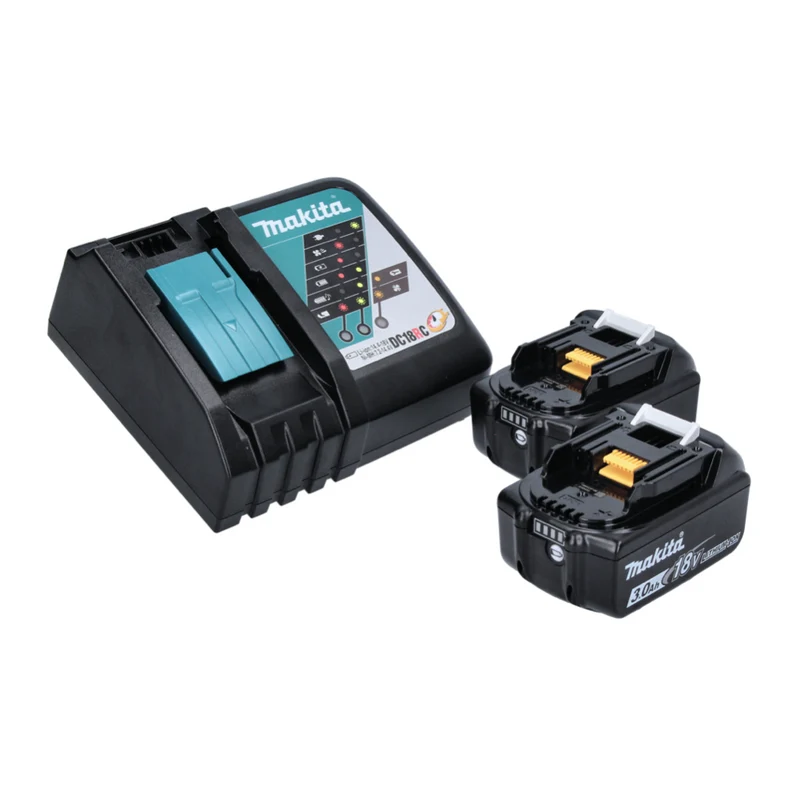 Makita DHR 241 RFJ Akku Bohrhammer 18 V 2,0 J SDS plus + 2x Akku 3,0 Ah + Ladegerät + Makpac
