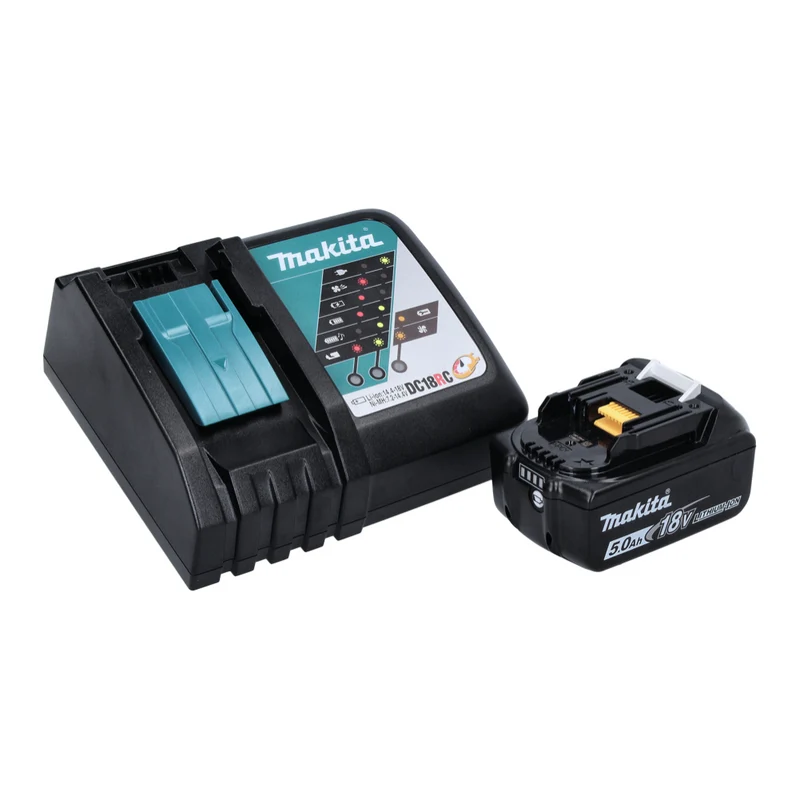 Makita DHR 241 RT1J Akku Bohrhammer 18V 2,0 J SDS plus + 1x Akku 5,0 Ah + Ladegerät + Makpac