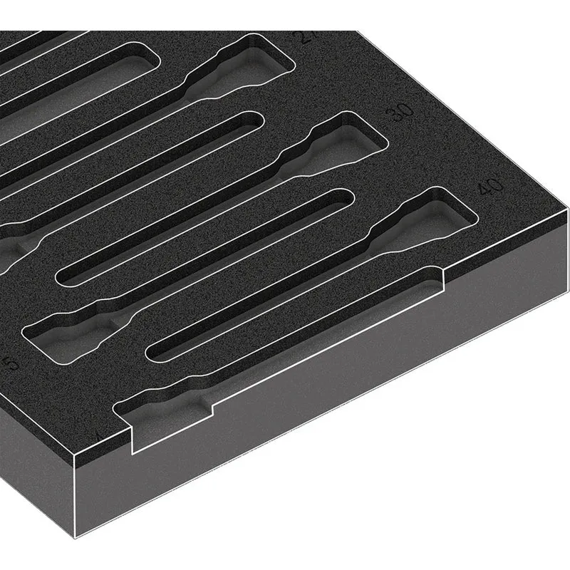 Zyklop B 3/8" Bitnuss Set 1 9723 / 22-teilig / mit Schaumstoffeinlage
