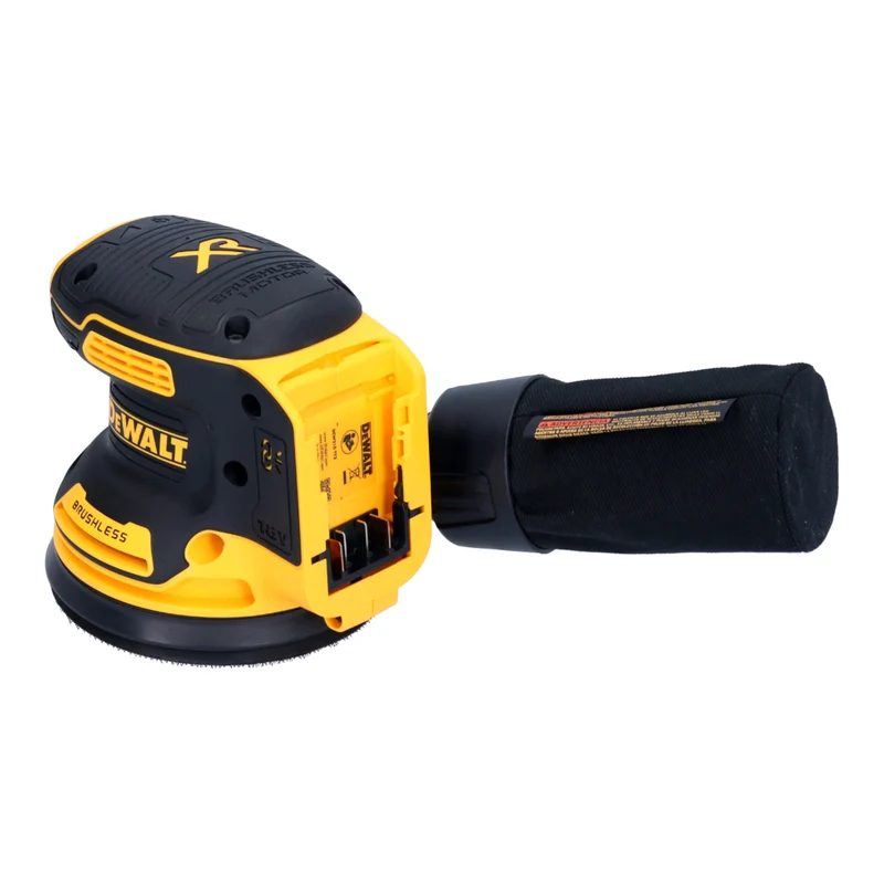DeWalt DCW 210 E2 Akku Exzenterschleifer 18 V 125 mm Brushless + 2x Powerstack Akku 1,7 Ah + Ladegerät