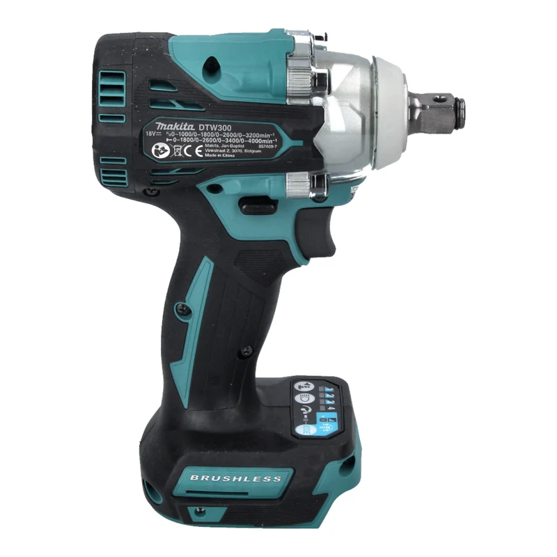 Makita DTW 300 Z Akku Schlagschrauber 18 V 330 Nm 1/2" Brushless + Steckschlüssel Set 14 tlg. - ohne Akku, ohne Ladegerät