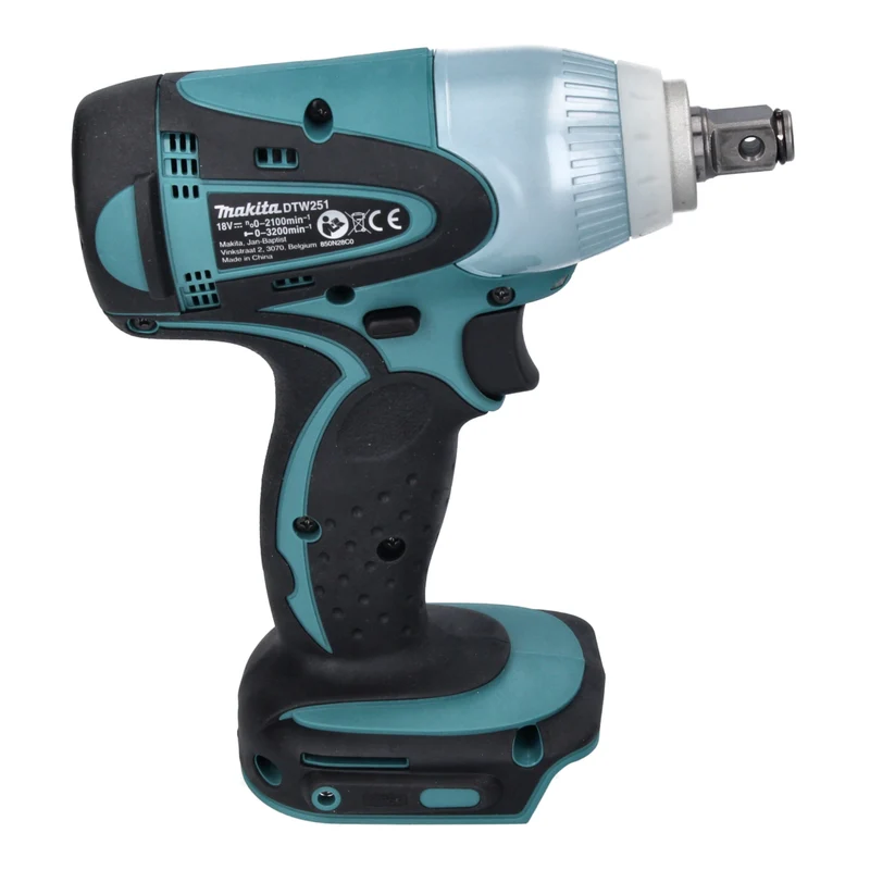 Makita DTW 251 Z Akku Schlagschrauber 18 V 230 Nm 1/2" + Steckschlüssel Set 14 tlg. - ohne Akku, ohne Ladegerät
