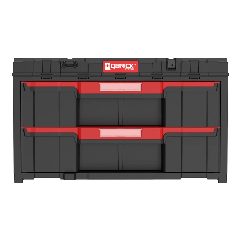 Qbrick System ONE Drawer 2 Toolbox 2.0 Werkzeugbox 587 x 380 x 340 mm 29 l mit zwei Schubladen