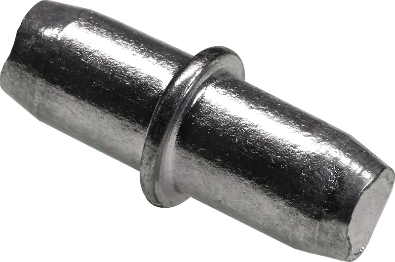 HETTICH Bodenträger Stahl verzinkt 5/5 mm – 20 Stück Blisterbox für Möbelbeschläge