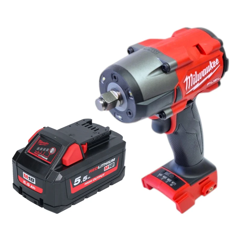 Milwaukee M18 FMTIW2F12-551 Akku Schlagschrauber 18 V 745 Nm 1/2" Brushless + 1x Akku 5,5 Ah - ohne Ladegerät