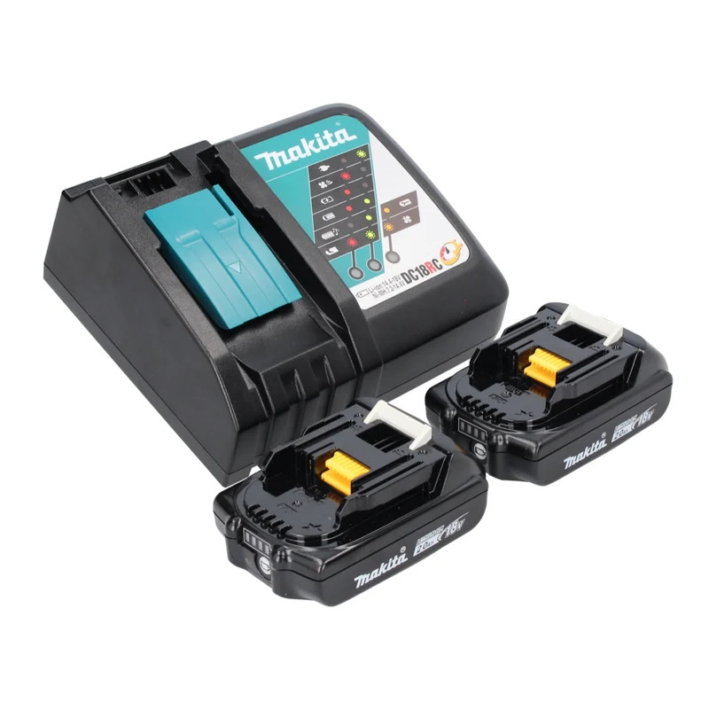 Makita DMR 301 RA Akku Baustellenradio 12 V max. - 18 V DAB / DAB+ / Bluetooth + 2x Akku 2,0 Ah + Ladegerät