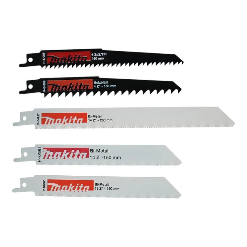 Makita DJR 186 Z Akku Reciprosäge Säbelsäge 18 V + Reciprosägeblatt Set ( P-83967 ) - ohne Akku, ohne Ladegerät