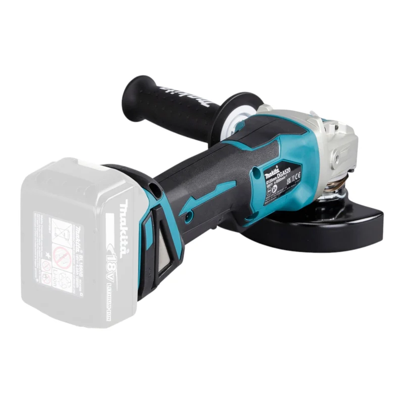Makita DGA 520 RF1JX1 Akku Winkelschleifer 18 V 125 mm X-LOCK Brushless + 1x Akku 3,0 Ah + Ladegerät + Makpac