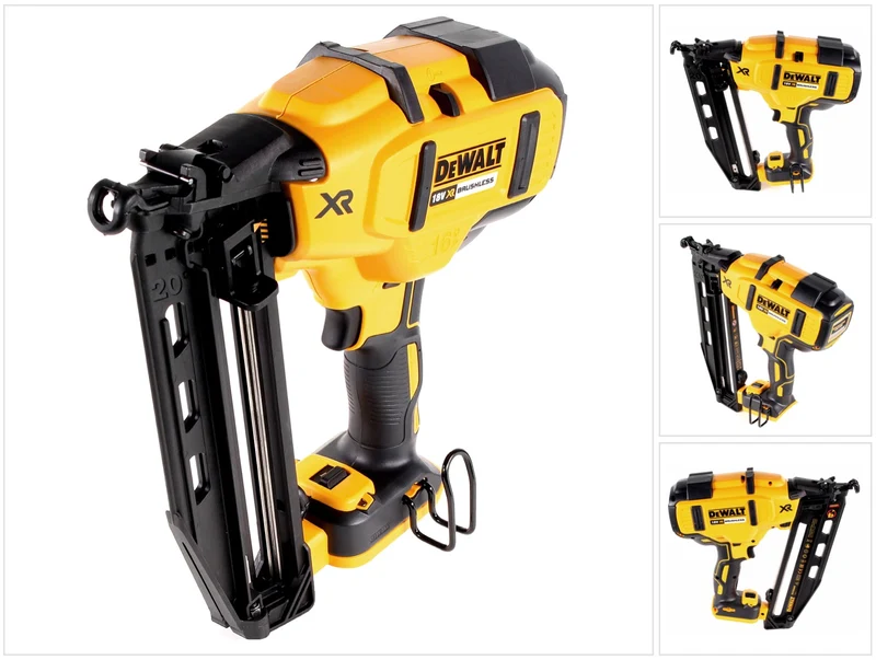 DeWalt DCN 660 N Akku Nagler 18V 32 - 63mm Brushless Solo + DeWalt DCL 040 18V XR Li-Ion Akku Lampe