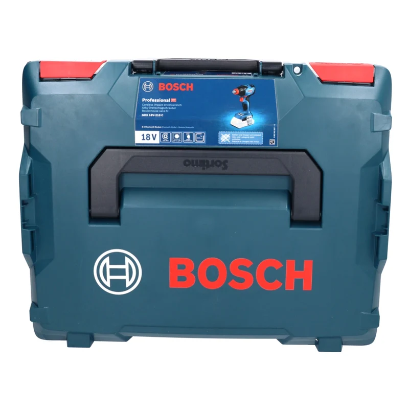 Bosch GDX 18V-210 C Professional Akku Drehschlagschrauber 18 V 210 Nm Brushless + 2x Akku 4,0 Ah + Ladegerät + L-Boxx