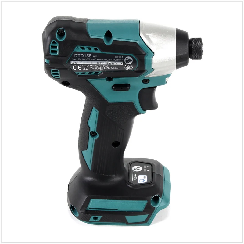 Makita DTD 155 Z Akku Schlagschrauber ( 18 V 140 Nm 1/4" Brushless ) inkl. Koffer + WellCut 101 tlg. Bit- und Bohrer Set