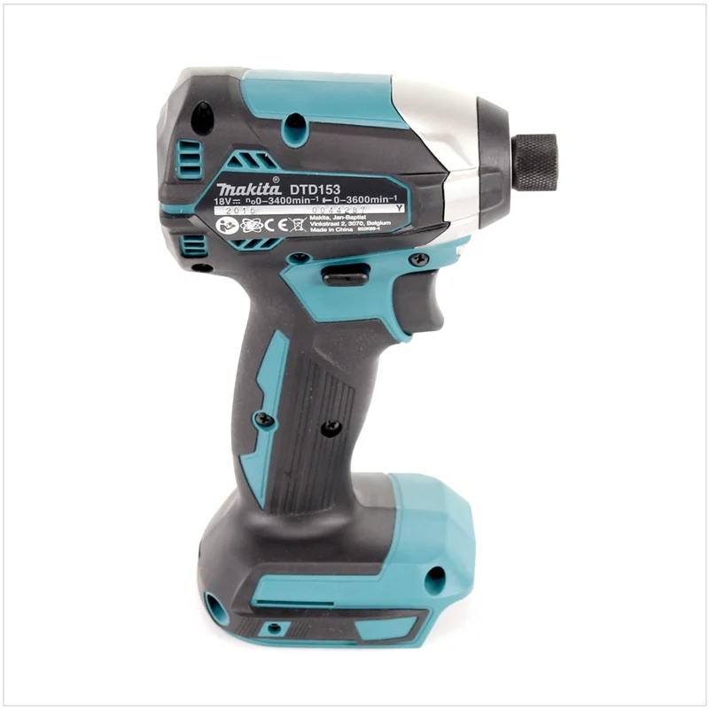 Makita DTD 153 Z Akku Schlagschrauber ( 18 V 170 Nm 1/4" Brushless ) inkl. Koffer + WellCut 101 tlg. Bit- und Bohrer Set