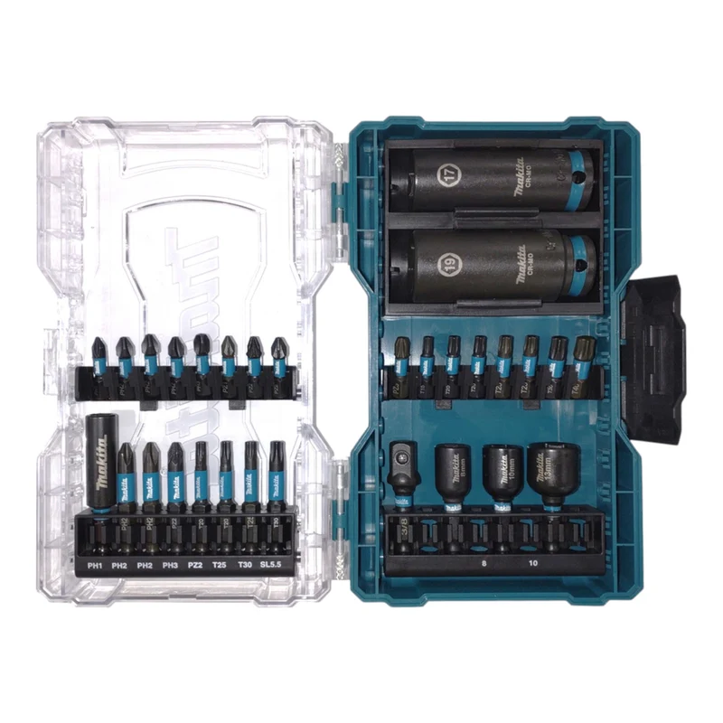 Makita E-22903 Bit und Schlagnuss Set 1/4" / 3/8" 30 tlg. IMPACT BLACK Bits / Schlagnüsse / Steckschlüssel