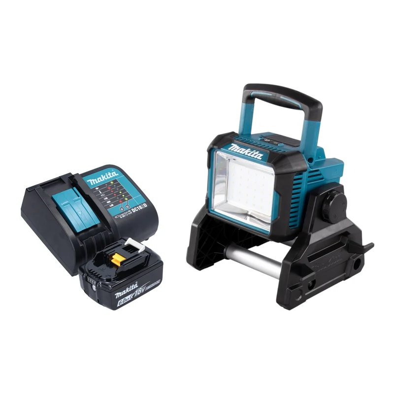 Makita DEADML 811 SG1 Akku Baustrahler 14,4 / 18 V 3000 lm LED + 1x Akku 6,0 Ah + Ladegerät
