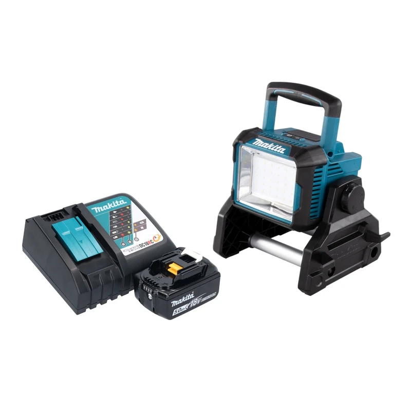 Makita DEADML 811 RT1 Akku Baustrahler 14,4 / 18 V 3000 lm LED + 1x Akku 5,0 Ah + Ladegerät