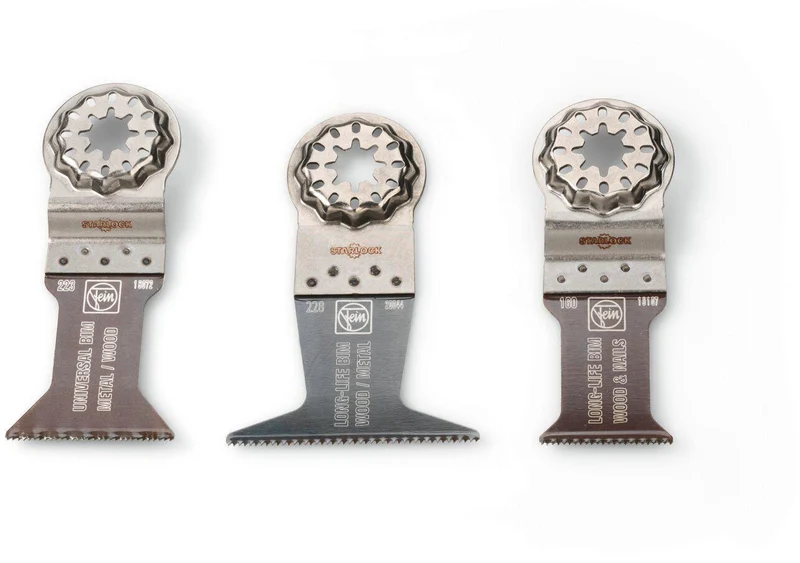 FEIN Sägeblatt E-Cut Set SL Combo 3-teilig Starlock für Holz und Metall
