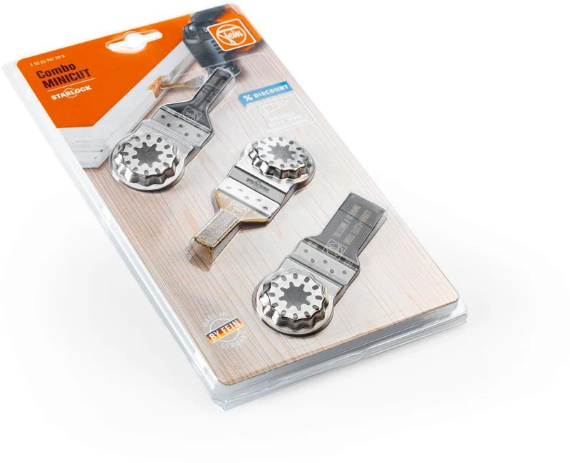 FEIN Säge- und Feil-Set 3-teilig Starlock für präzise Aussparungen und Modellbau