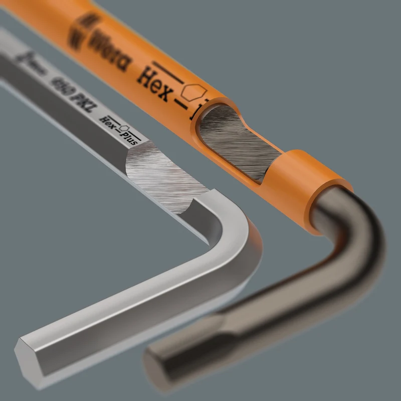 WERA Winkelschraubendrehersatz 950/9 Hex-Plus Multicolour Imperial 2, 9-teilig, zöllig, Kugelkopf