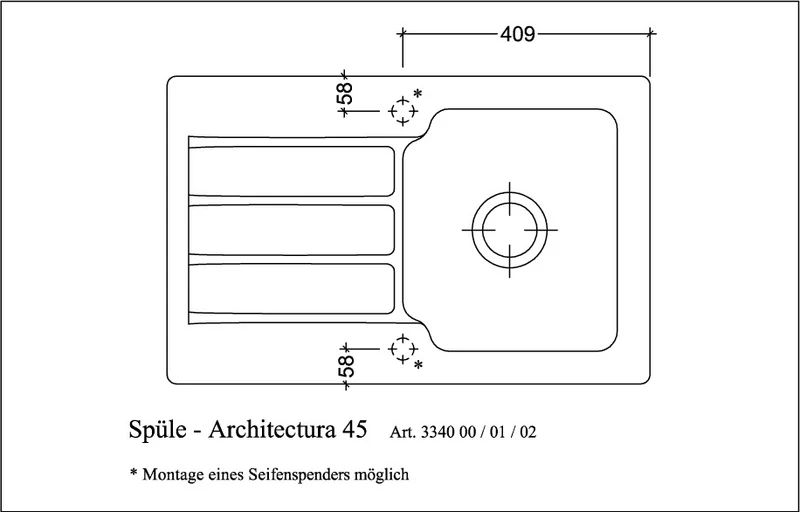 Villeroy & Boch Spültisch