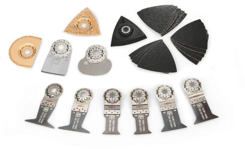 FEIN Schleif- und Sägeblatt-Set Best Of RENOVATION 26-teilig für Multitools mit Starlock-Aufnahme
