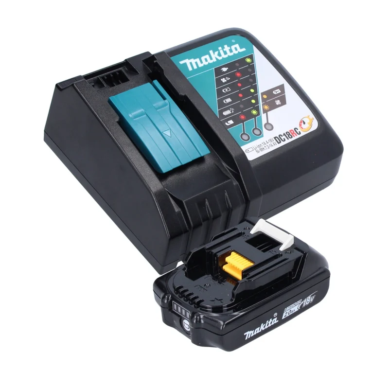 Makita DEADML 815 RA1 LED Akku Handleuchte 14,4 - 18 V 160 lm + 1x Akku 2,0 Ah + Ladegerät